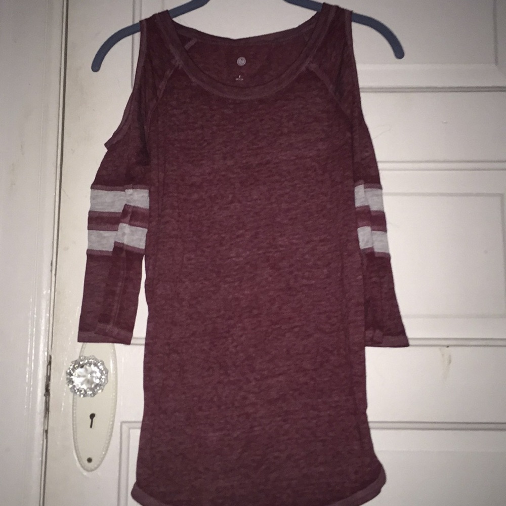 Off the shoulder t-shirt